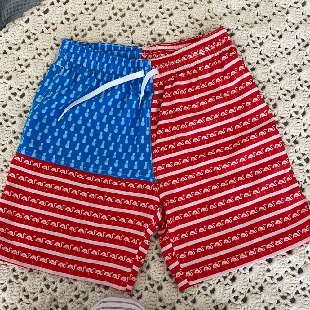 Chubbies swim trunks 7” inseam american flag flamingos pineapple